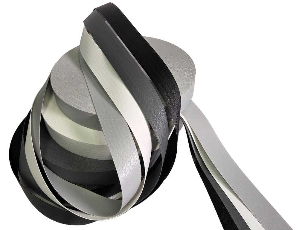 samuel roche sangle pvc thermosoudable blanc noir gris 1000 min